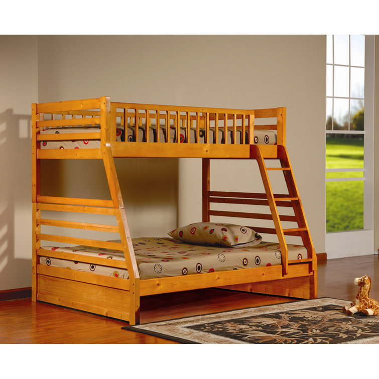 Harriet Bee Alyce Twin Over Full Solid Wood Standard Bunk Bed by